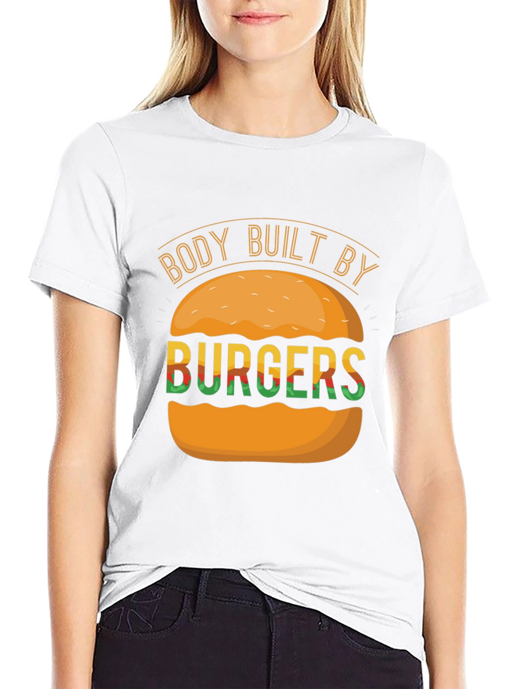 Body Built By Burgers Graphic Tee