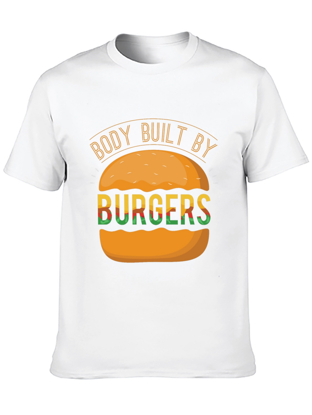 Body Built By Burgers Graphic Tee