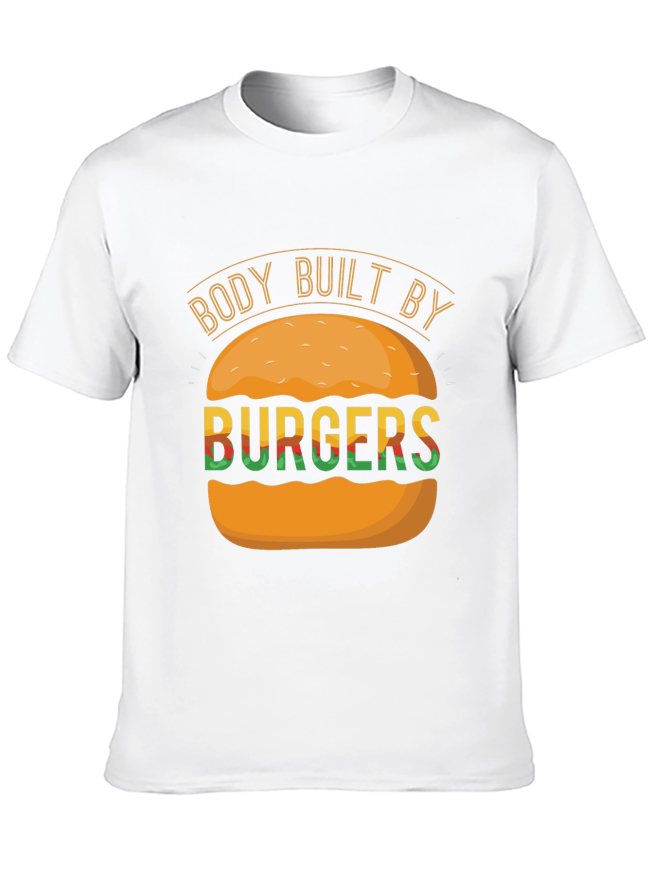 Body Built By Burgers Graphic Tee