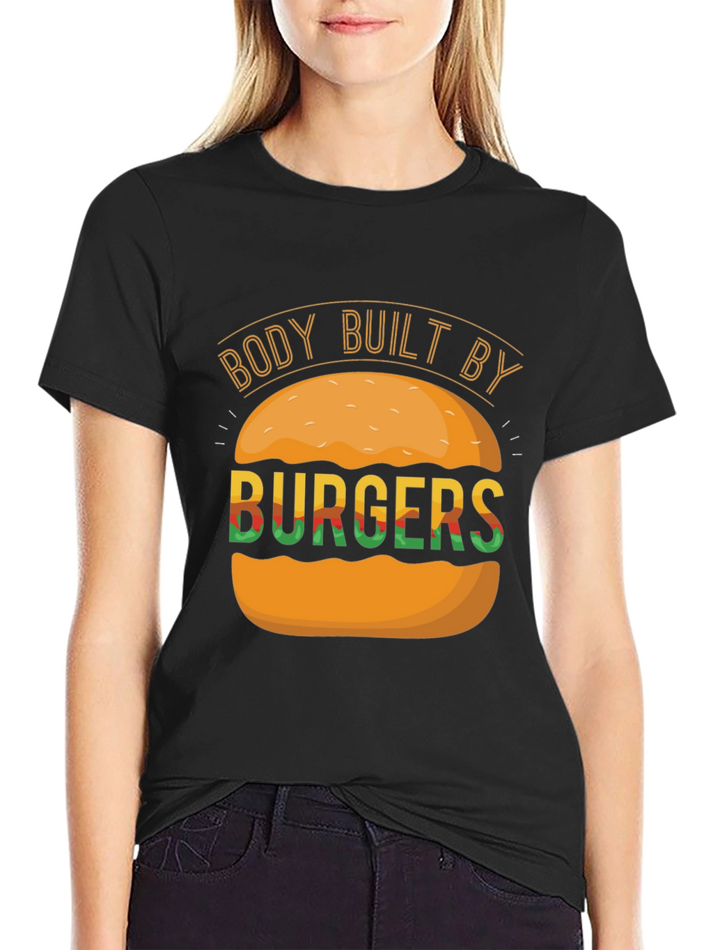 Body Built By Burgers Graphic Tee