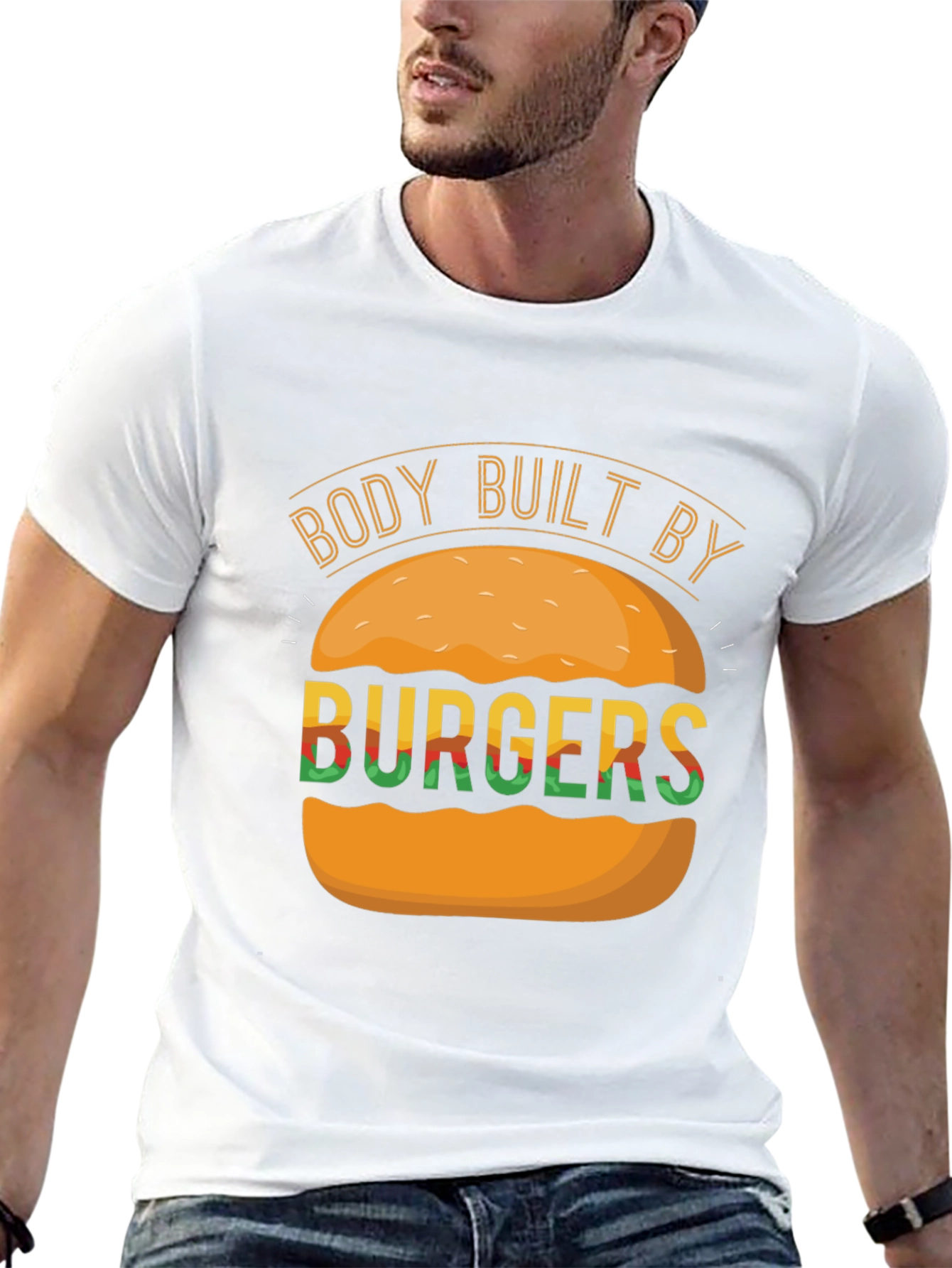 Body Built By Burgers Graphic Tee