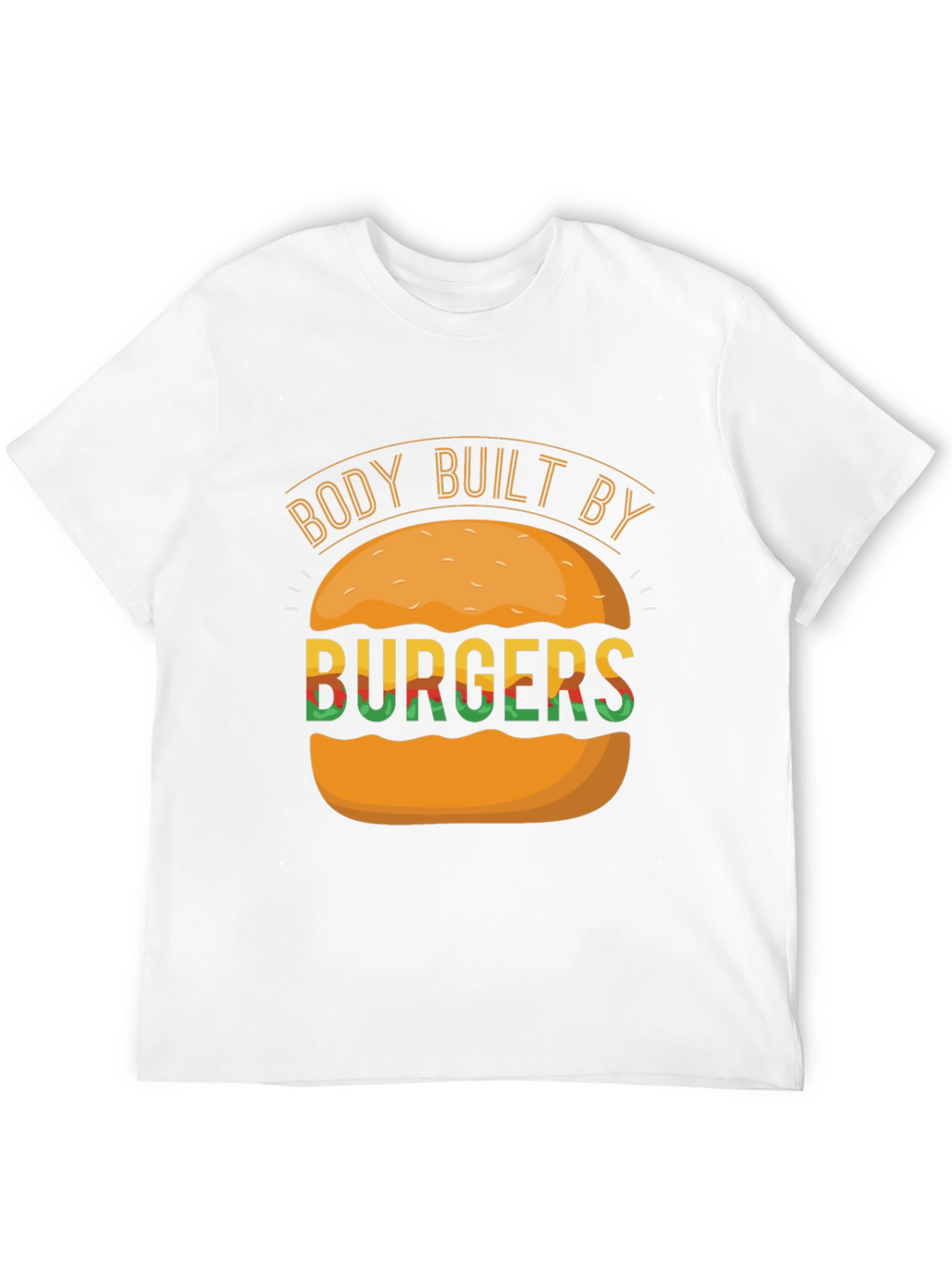 Body Built By Burgers Graphic Tee