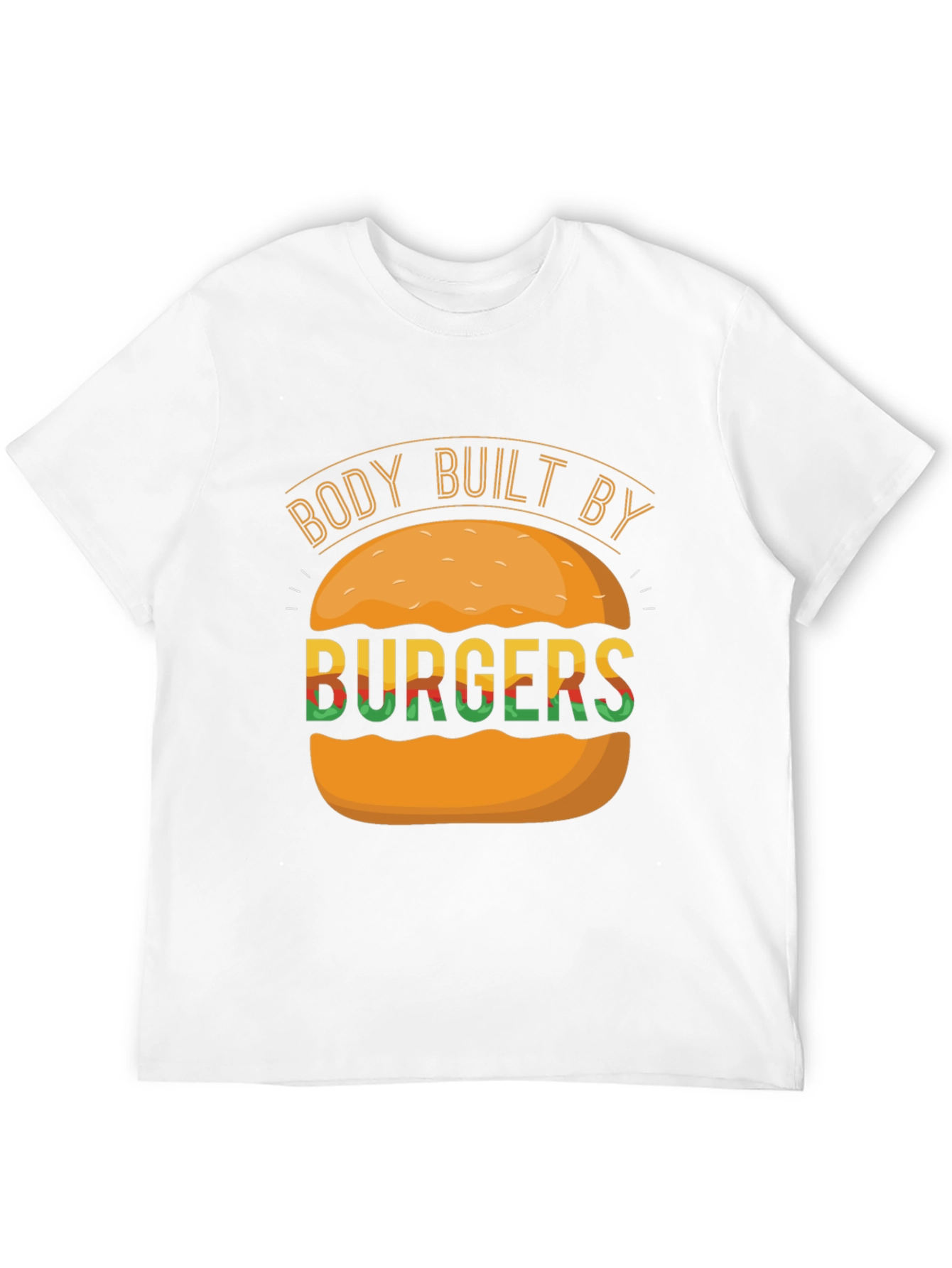 Body Built By Burgers Graphic Tee