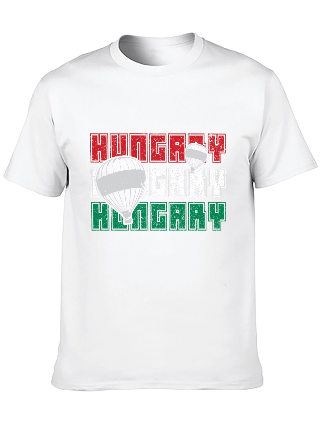 Hungary Flag Hot Air Balloon T-Shirt