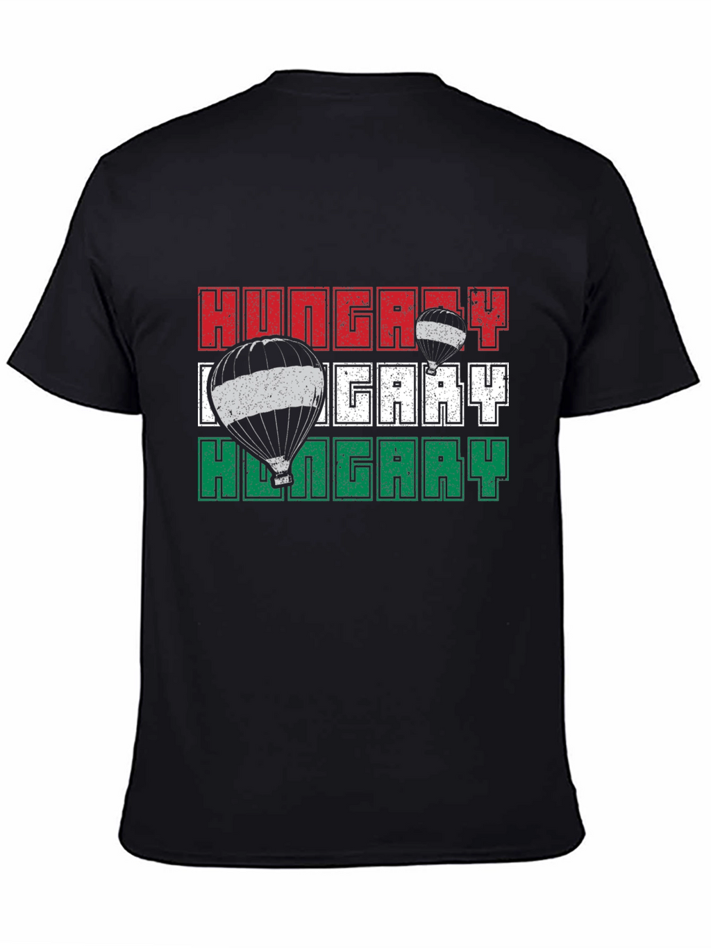 Hungary Flag Hot Air Balloon T-Shirt