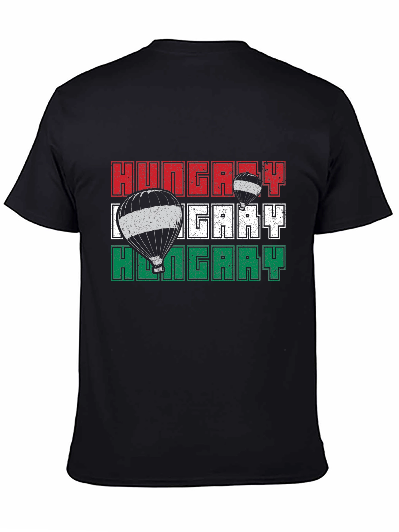 Hungary Flag Hot Air Balloon T-Shirt