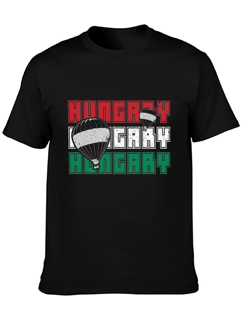 Hungary Flag Hot Air Balloon T-Shirt