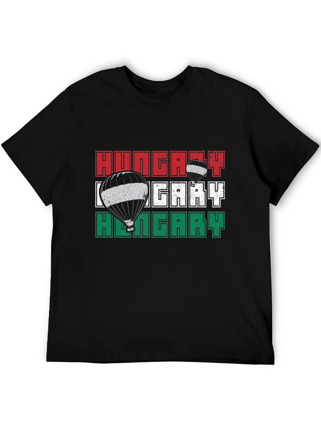Hungary Flag Hot Air Balloon T-Shirt