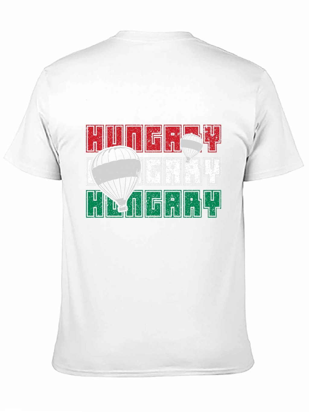 Hungary Flag Hot Air Balloon T-Shirt