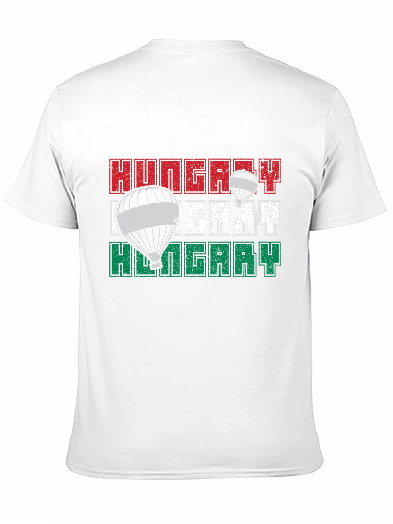 Hungary Flag Hot Air Balloon T-Shirt