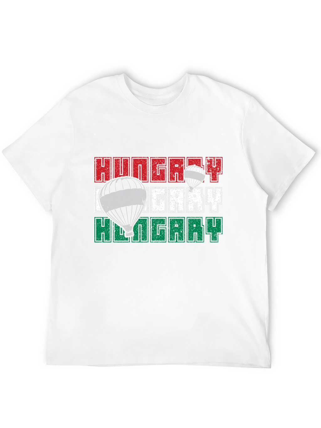 Hungary Flag Hot Air Balloon T-Shirt