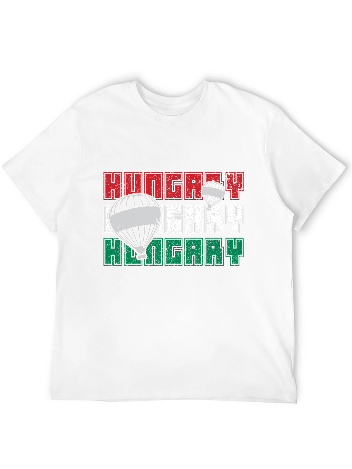 Hungary Flag Hot Air Balloon T-Shirt