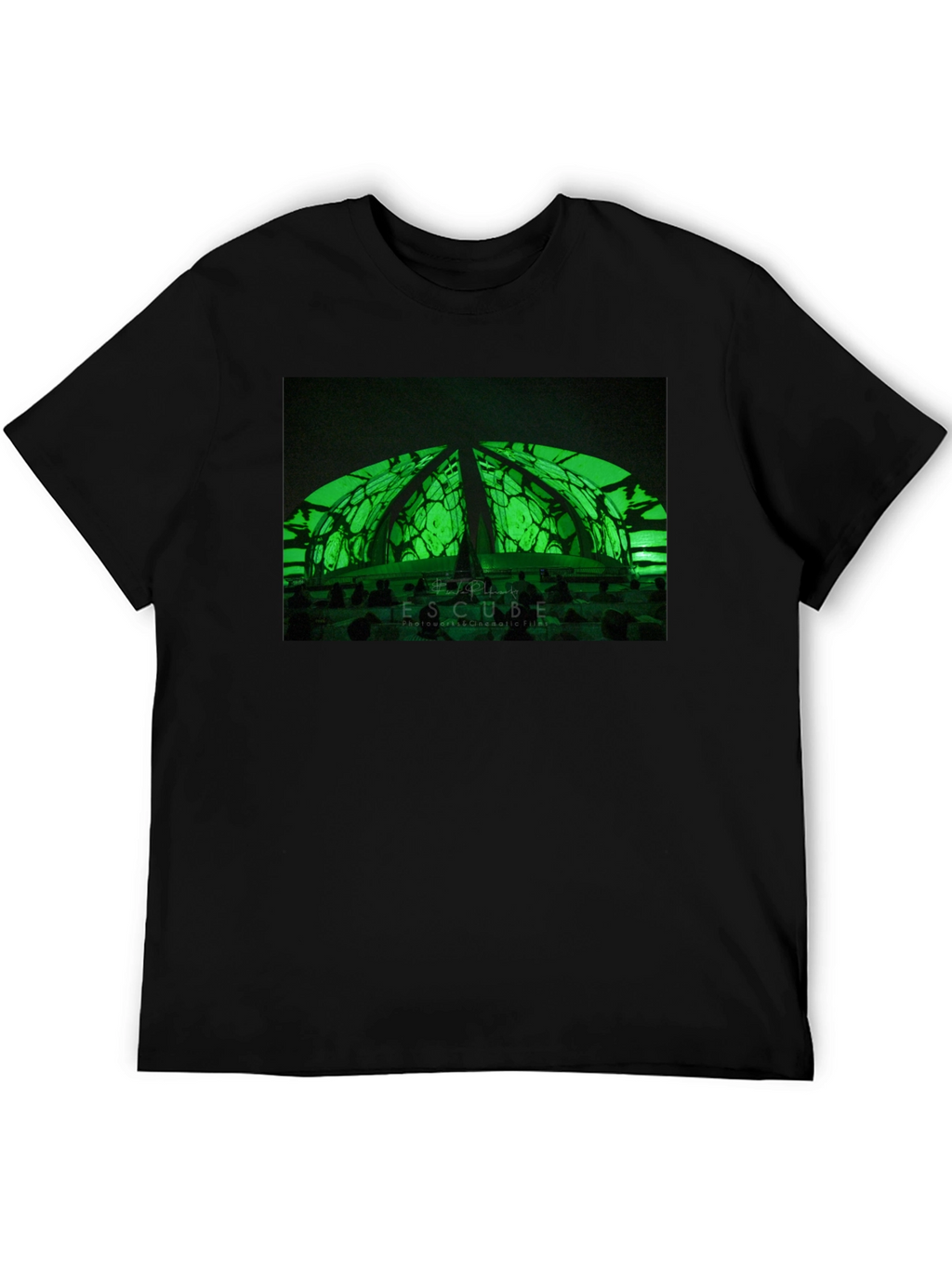 Futuristic Green Dome T-Shirt - Stylish & Unique Design