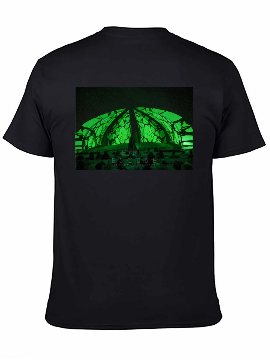 Futuristic Green Dome T-Shirt - Stylish & Unique Design
