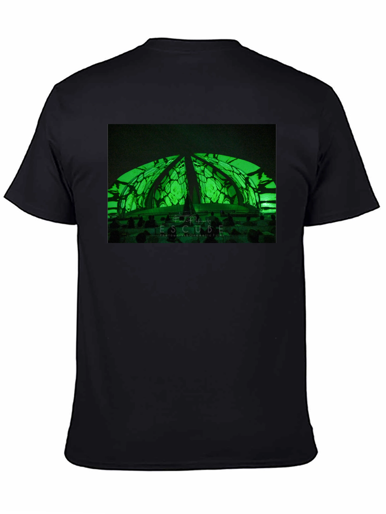 Futuristic Green Dome T-Shirt - Stylish & Unique Design