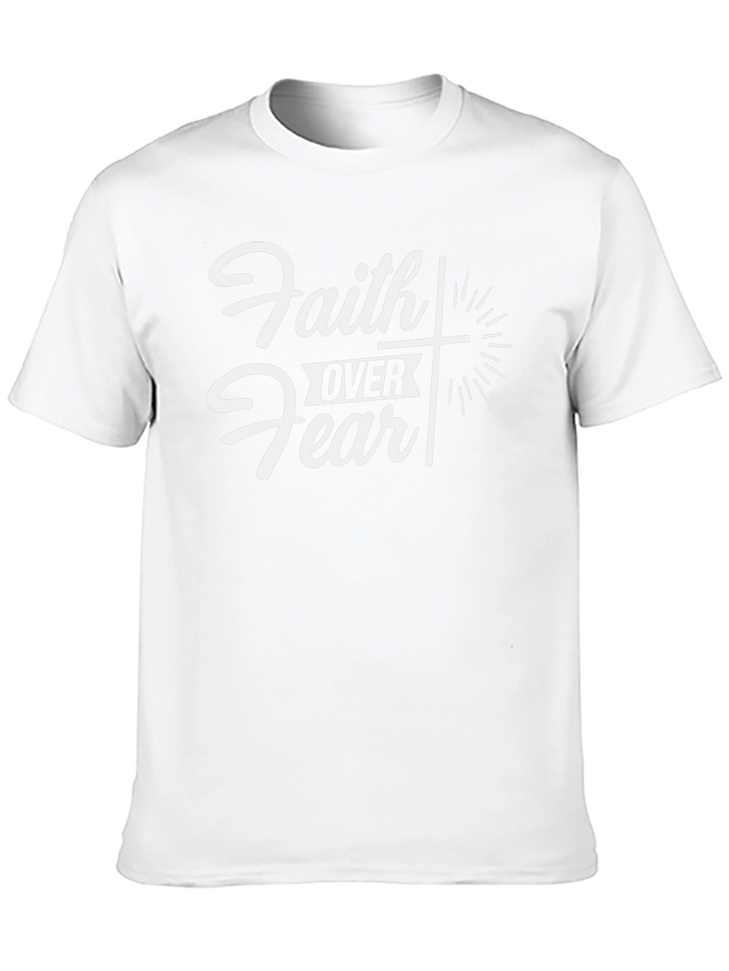 Faith Over Fear Graphic Tee - Christian Apparel