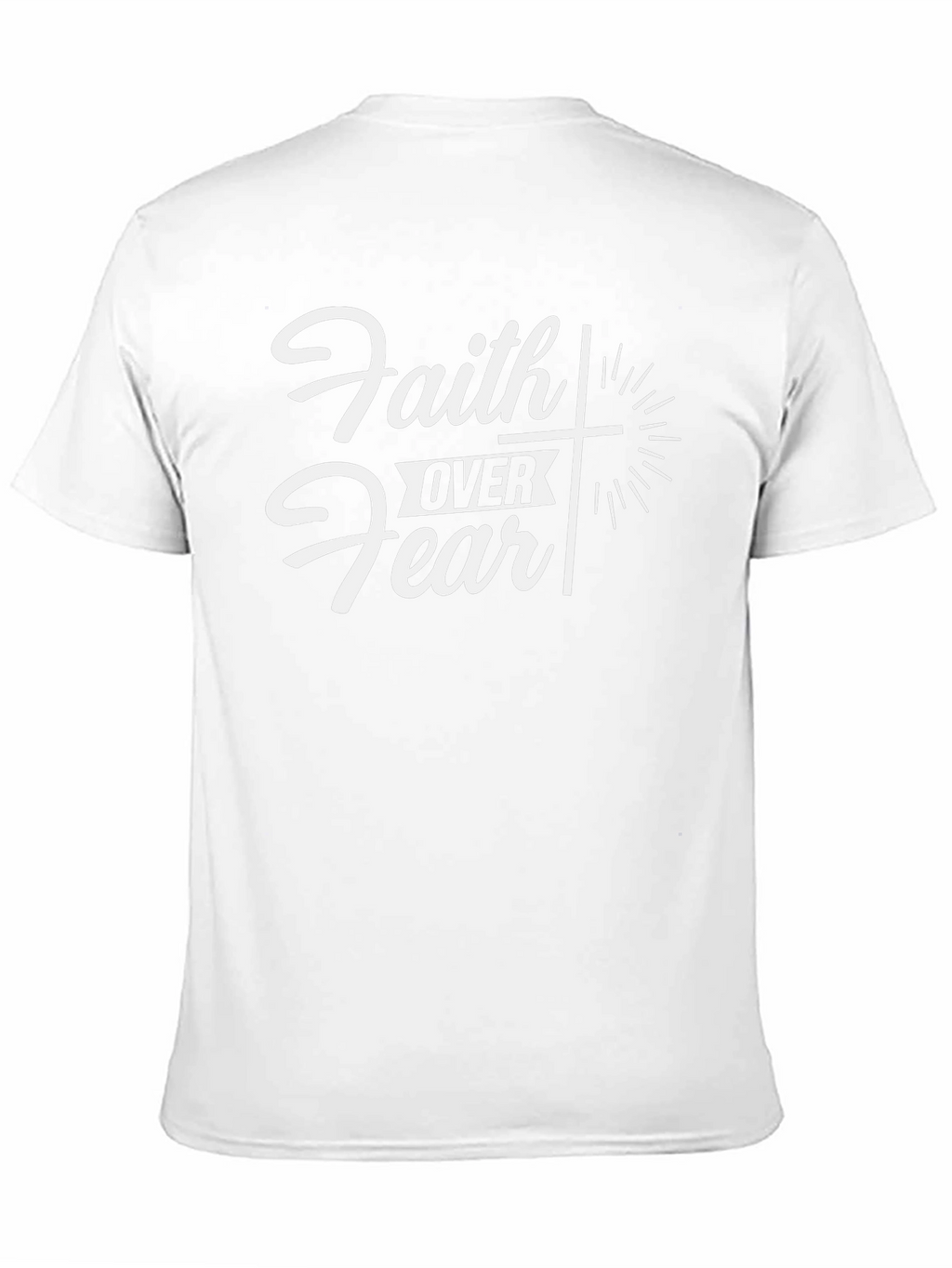 Faith Over Fear Graphic Tee - Christian Apparel