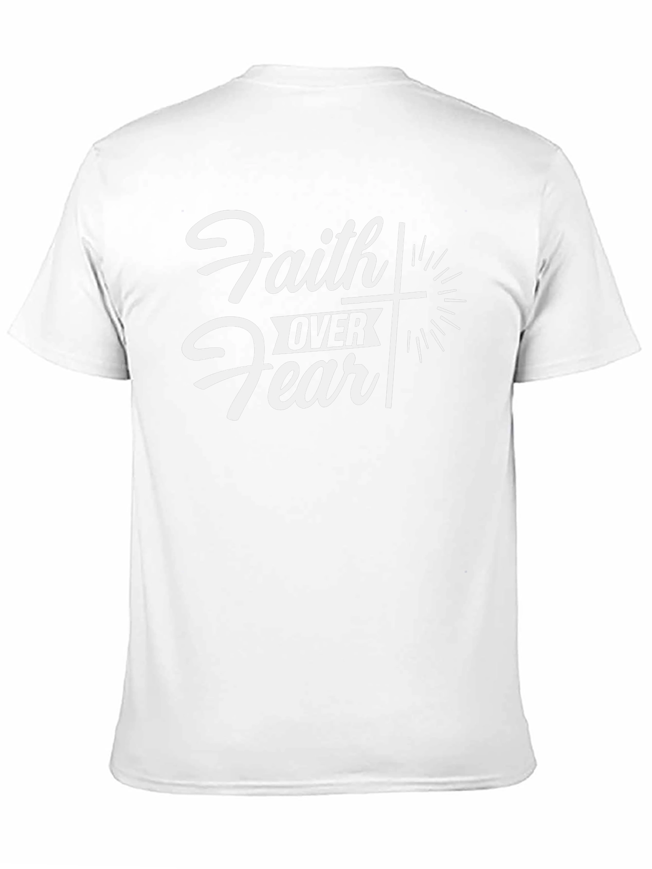 Faith Over Fear Graphic Tee - Christian Apparel