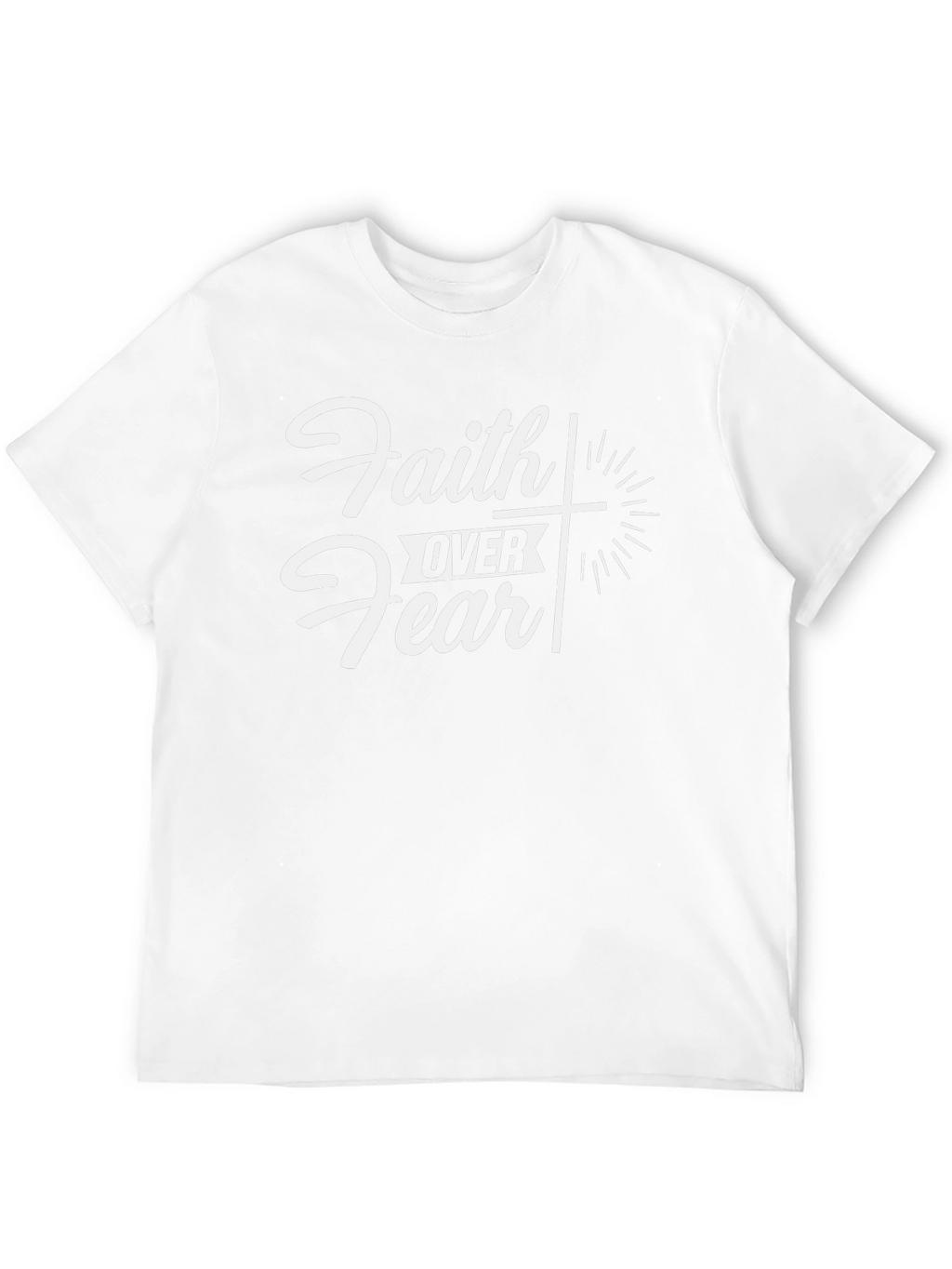 Faith Over Fear Graphic Tee - Christian Apparel