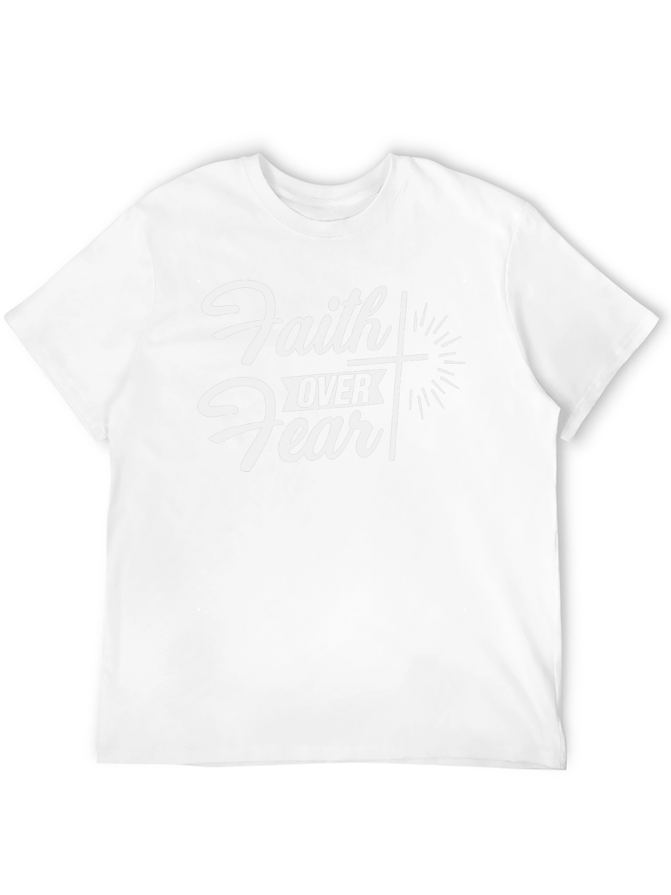 Faith Over Fear Graphic Tee - Christian Apparel