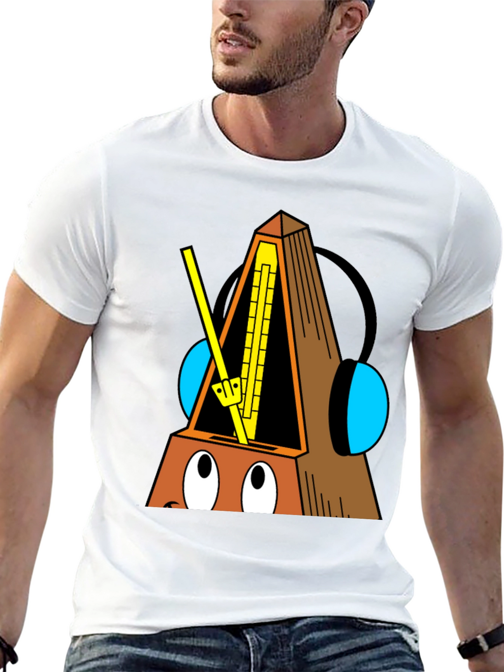 Musical Metronome Cartoon T-Shirt