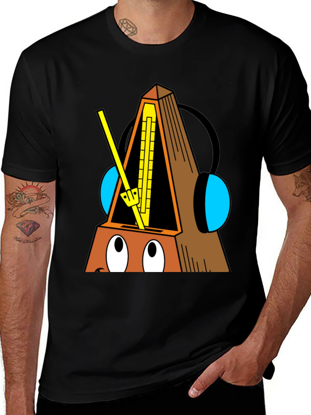 Musical Metronome Cartoon T-Shirt
