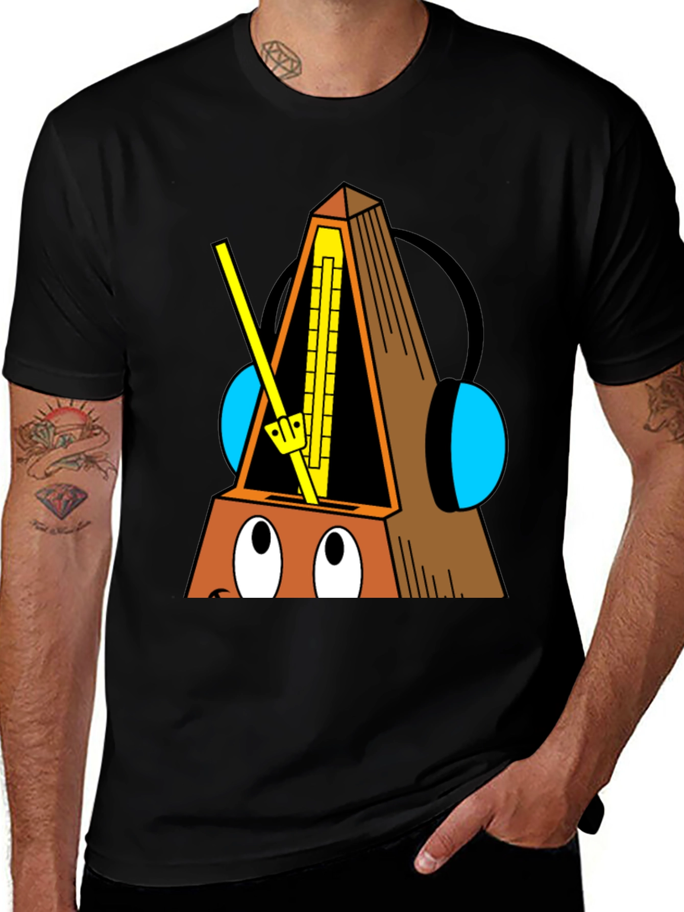 Musical Metronome Cartoon T-Shirt