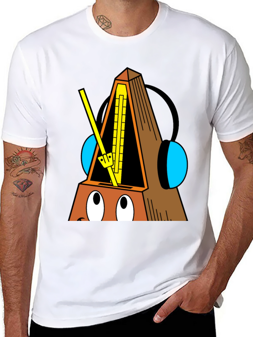 Musical Metronome Cartoon T-Shirt