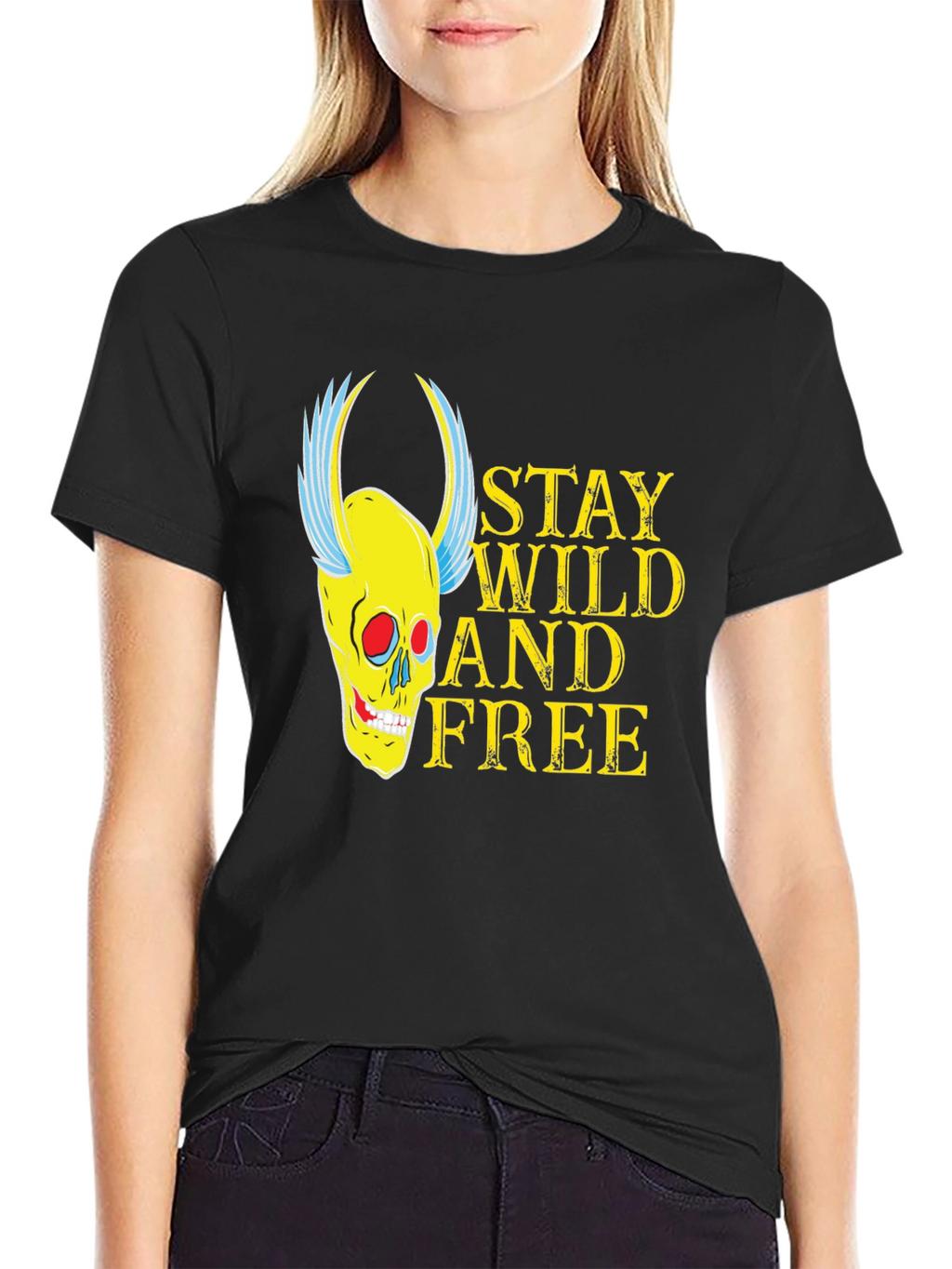 Stay Wild and Free Graphic T-Shirt