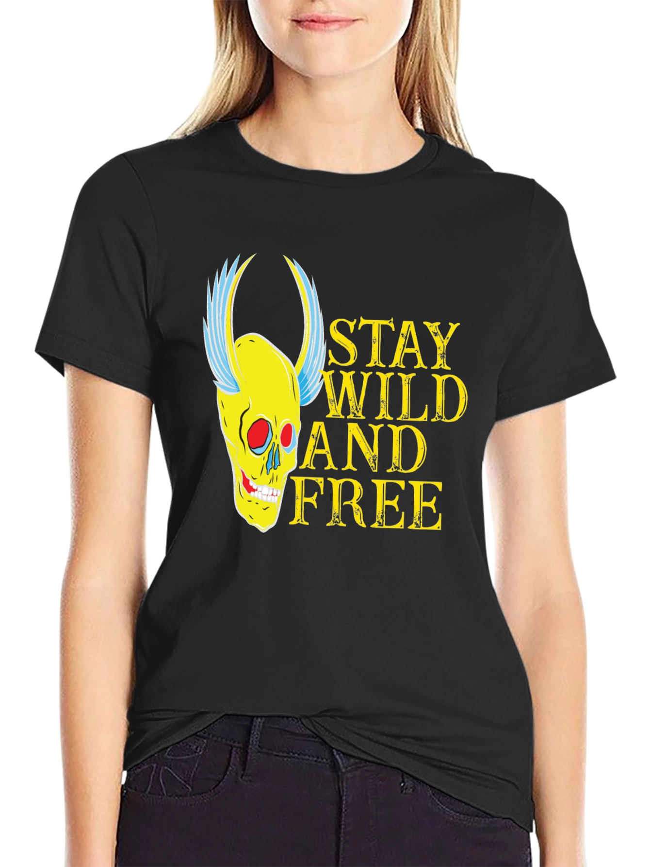Stay Wild and Free Graphic T-Shirt
