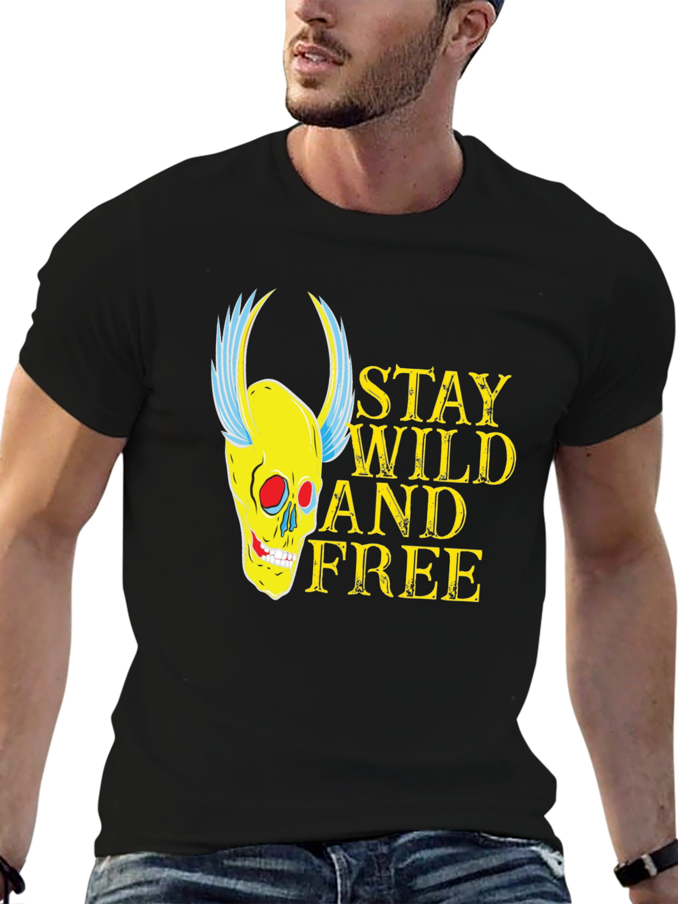 Stay Wild and Free Graphic T-Shirt