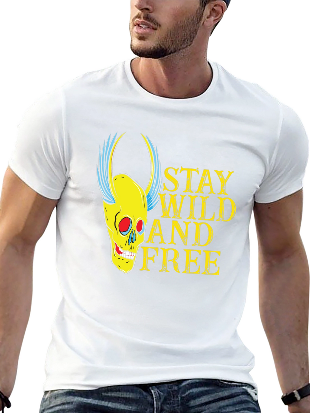Stay Wild and Free Graphic T-Shirt