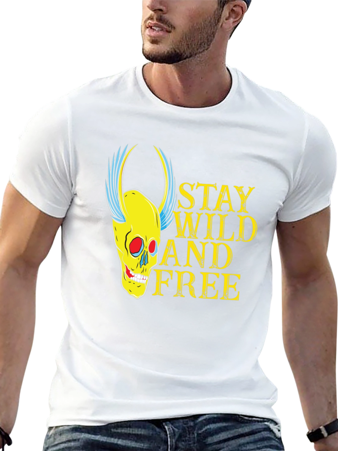Stay Wild and Free Graphic T-Shirt