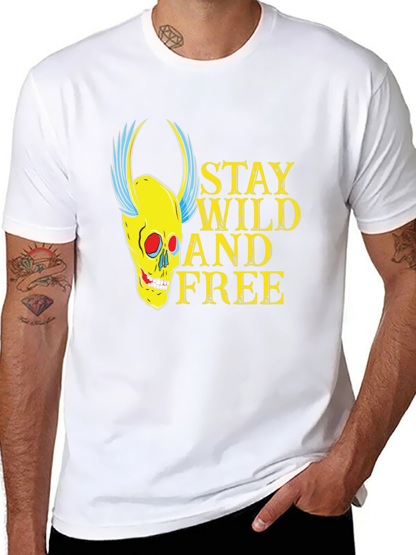 Stay Wild and Free Graphic T-Shirt