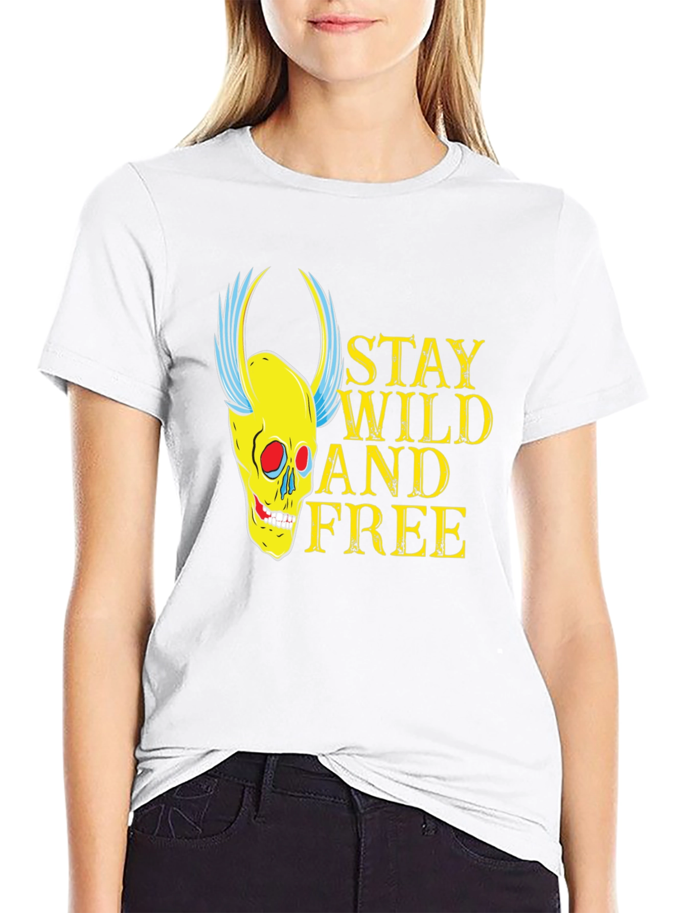 Stay Wild and Free Graphic T-Shirt