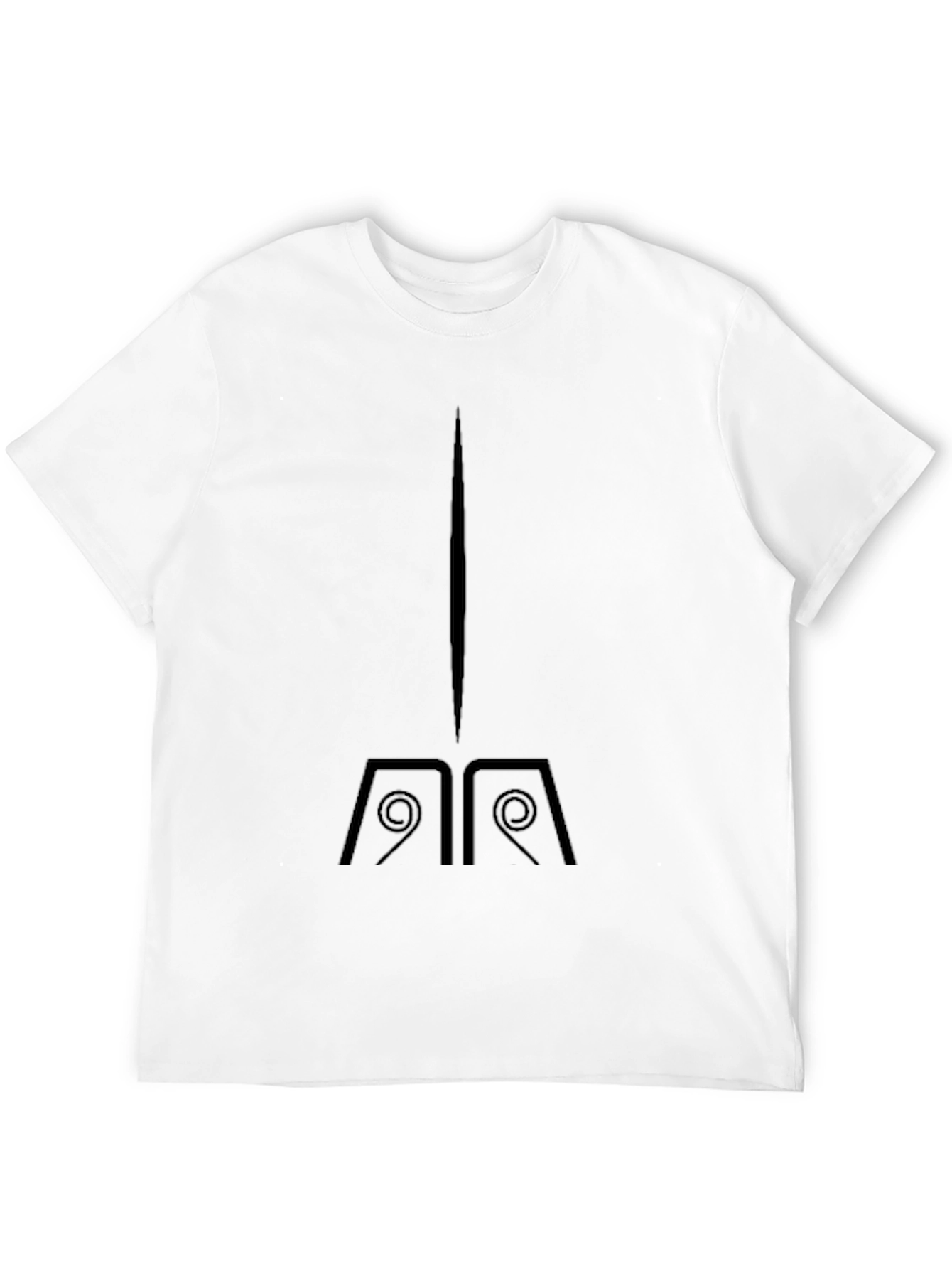 Stylish Black Graphic Tee - Unique Earthbender Design