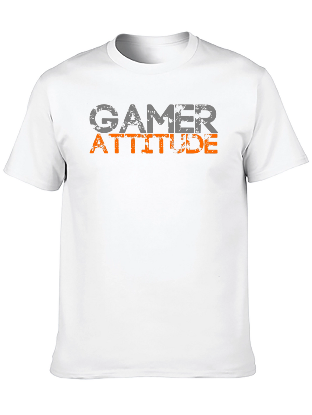 Gamer Attitude Graphic Tee - Black