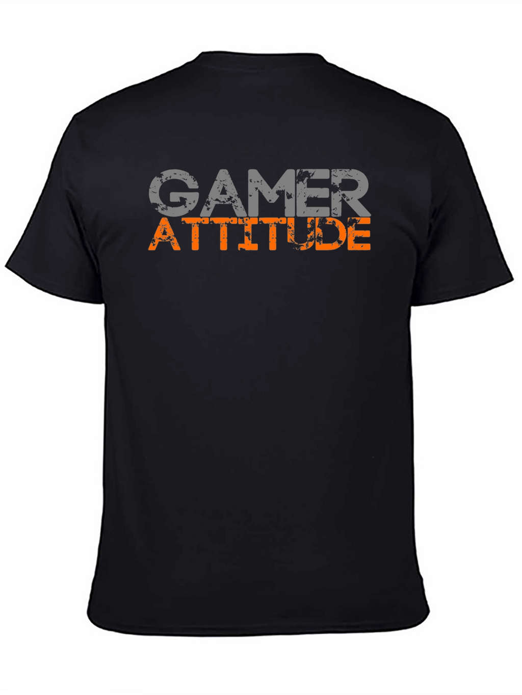 Gamer Attitude Graphic Tee - Black