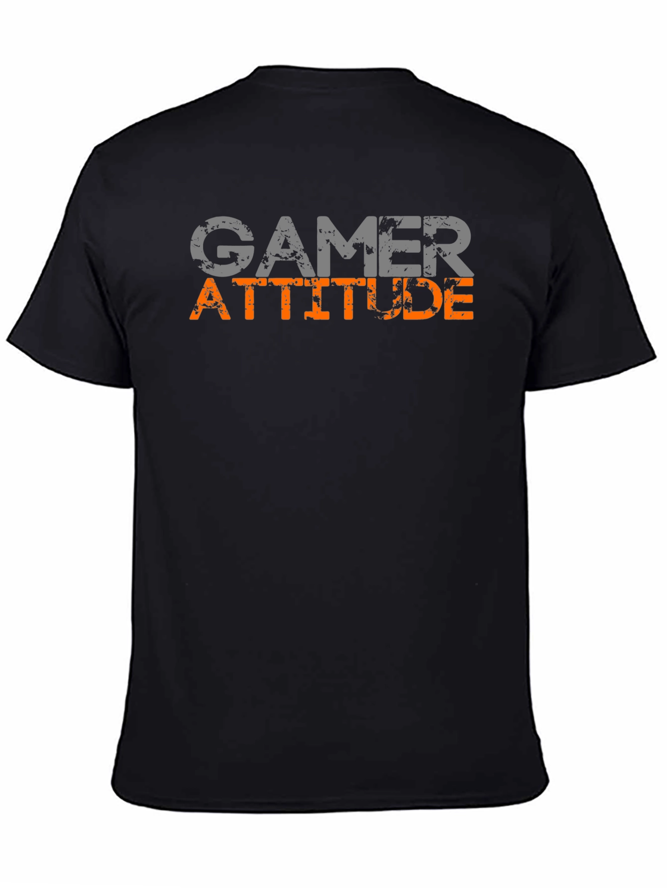Gamer Attitude Graphic Tee - Black