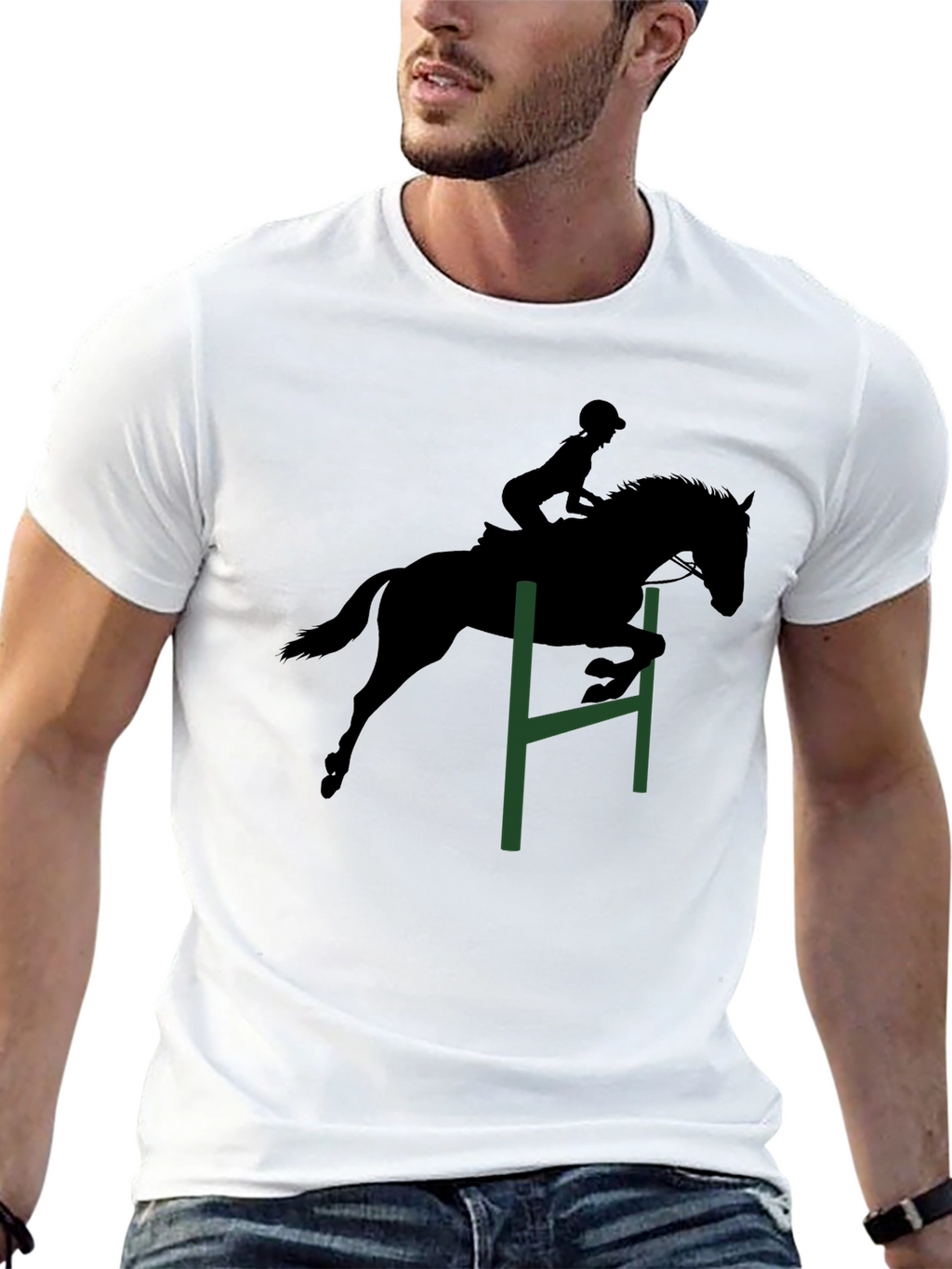 Equestrian Horse Jumping T-Shirt