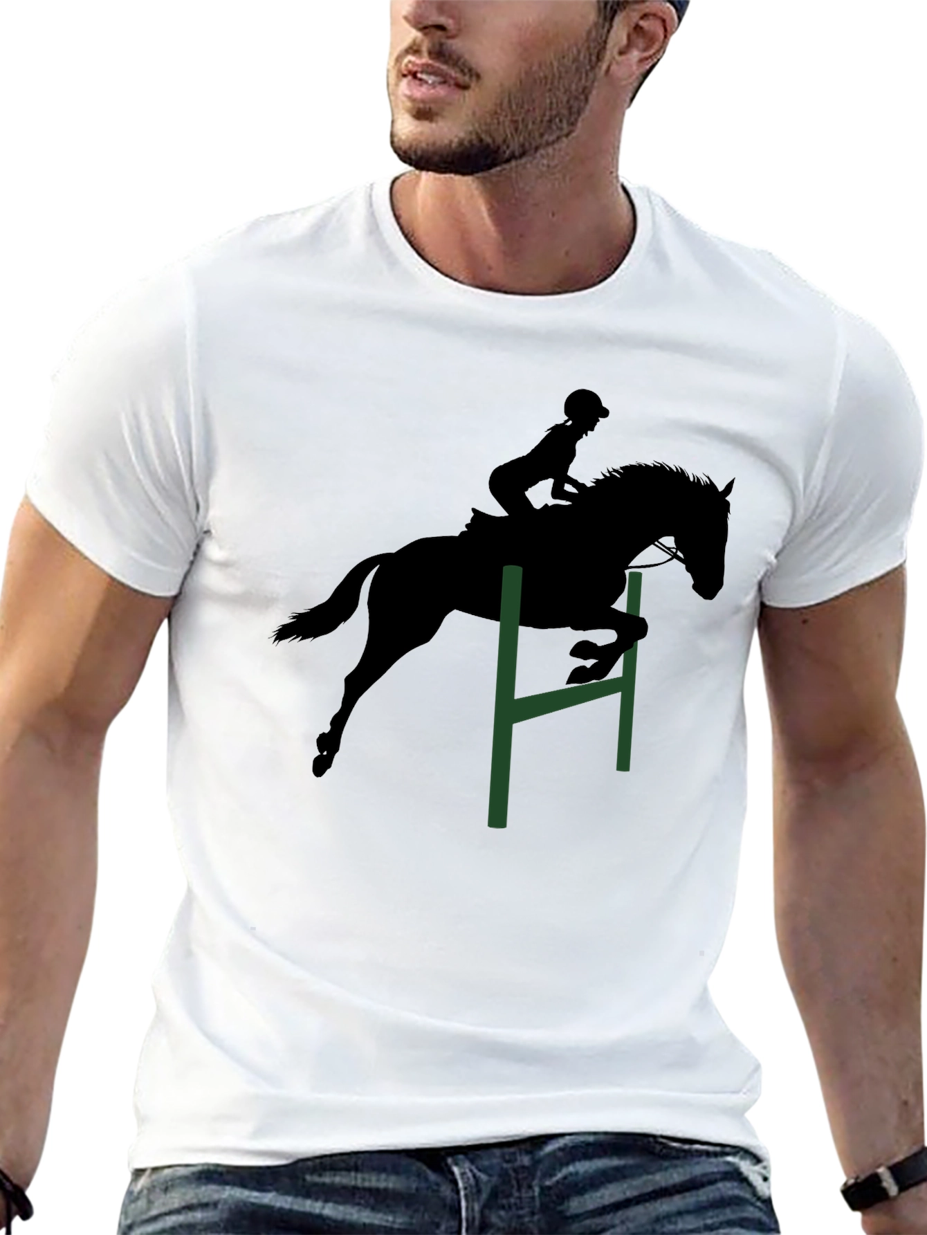 Equestrian Horse Jumping T-Shirt