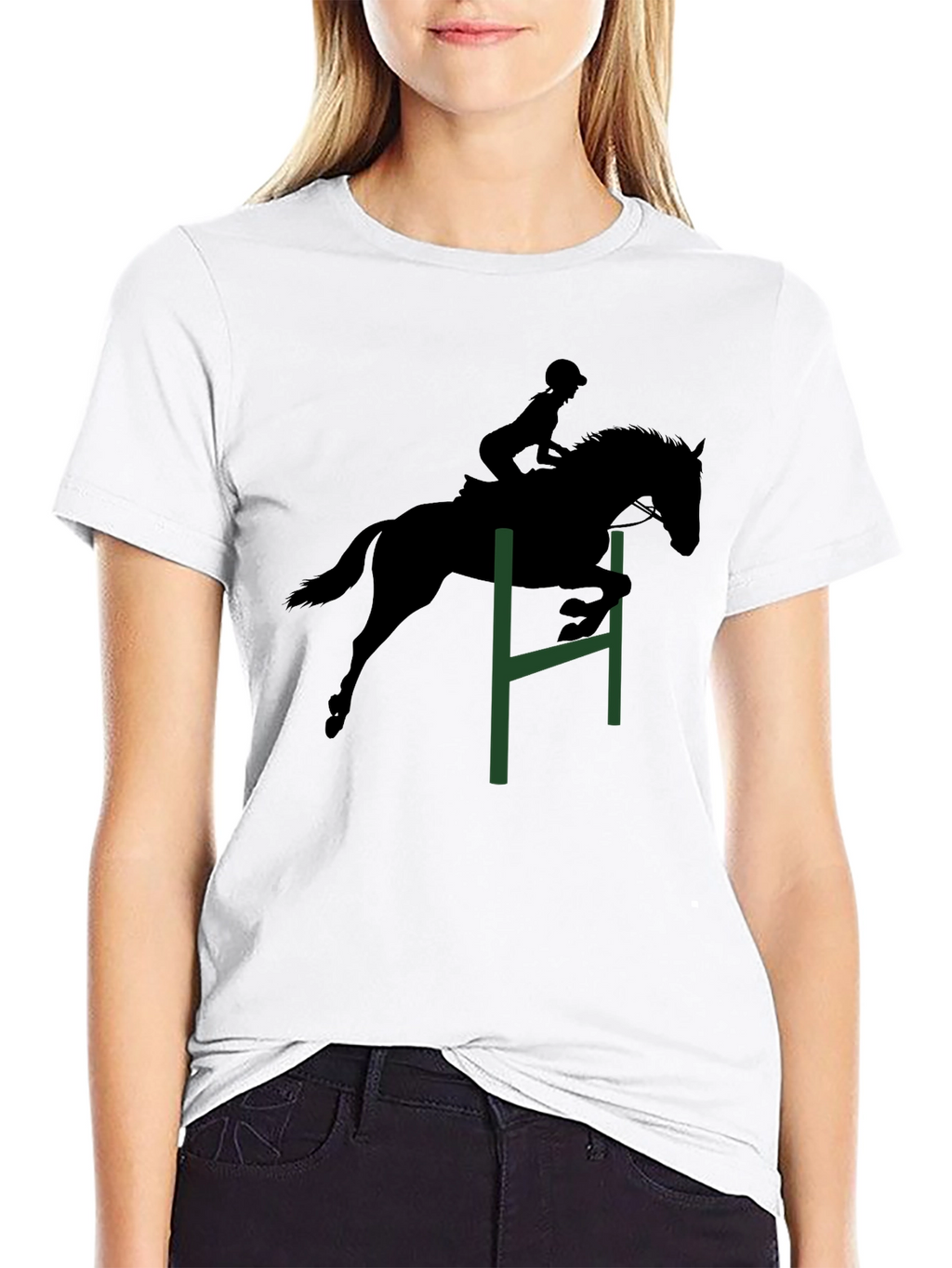 Equestrian Horse Jumping T-Shirt
