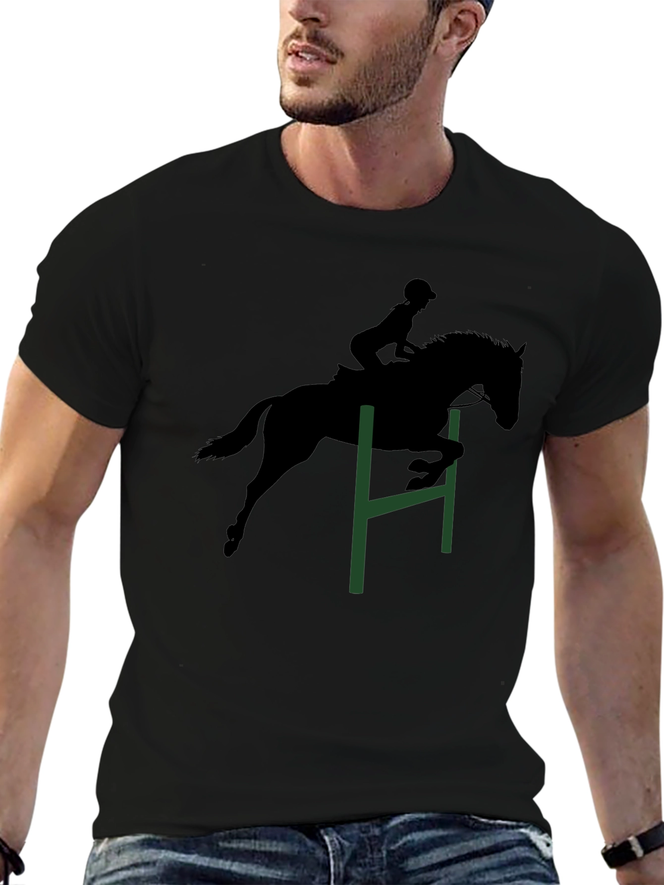 Equestrian Horse Jumping T-Shirt