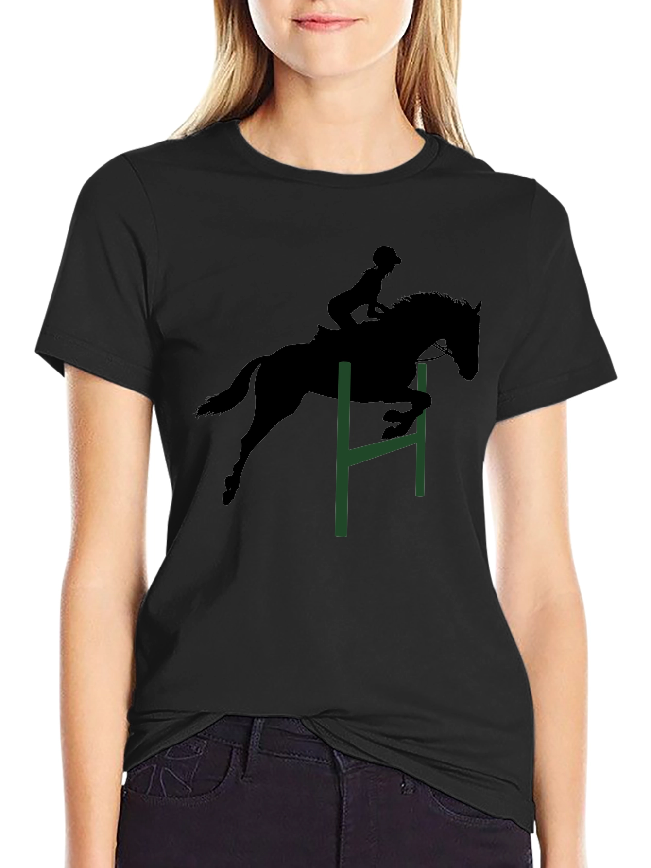 Equestrian Horse Jumping T-Shirt