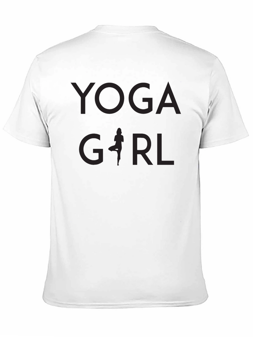 Yoga Girl Graphic Tee - Unisex Black T-Shirt