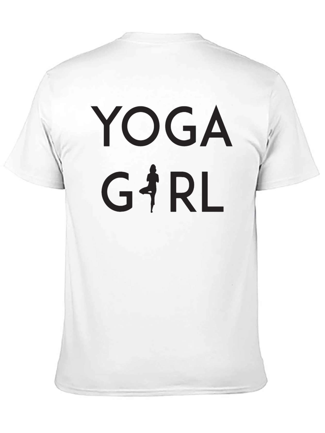Yoga Girl Graphic Tee - Unisex Black T-Shirt