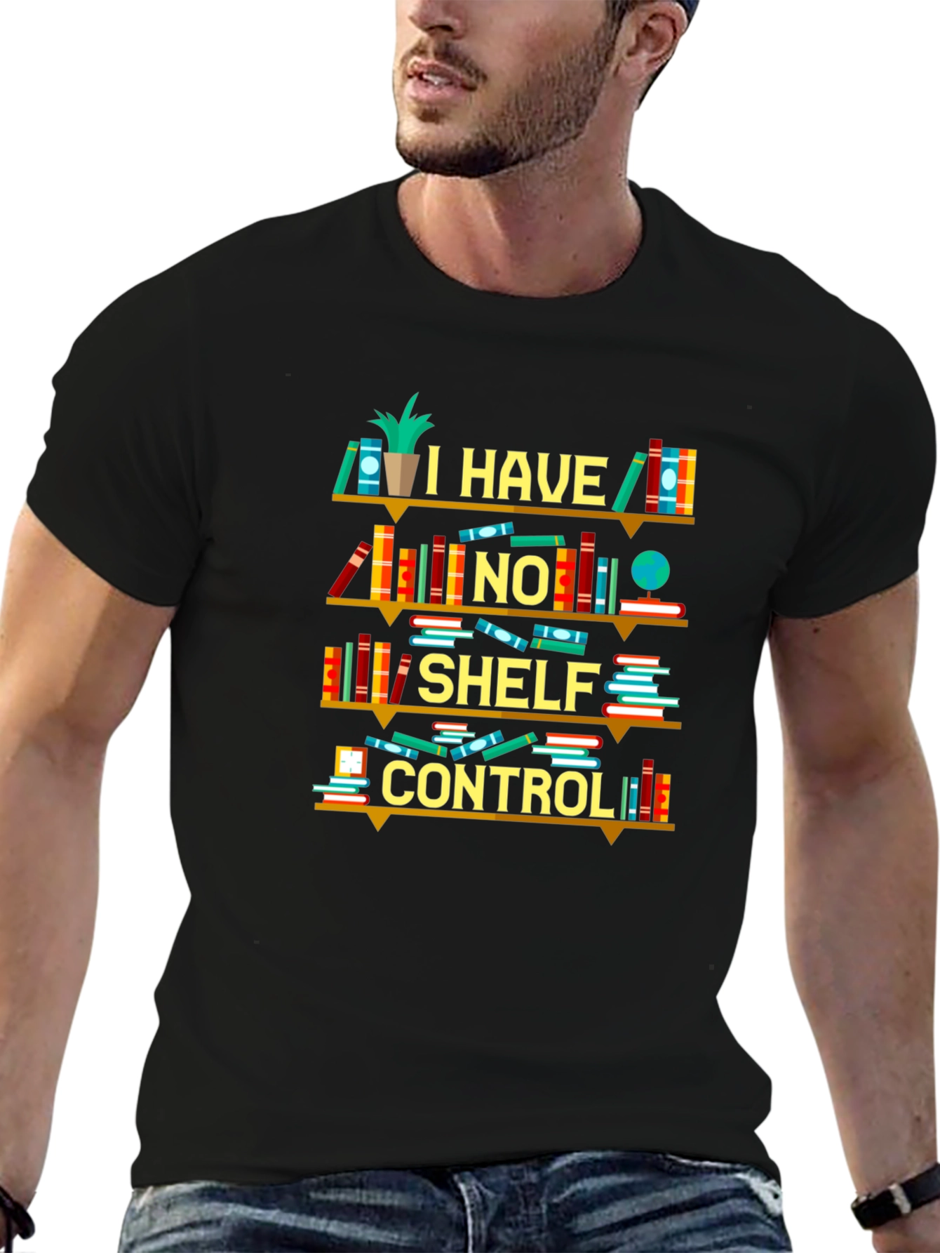 Book Lover T-Shirt - I Have No Shelf Control