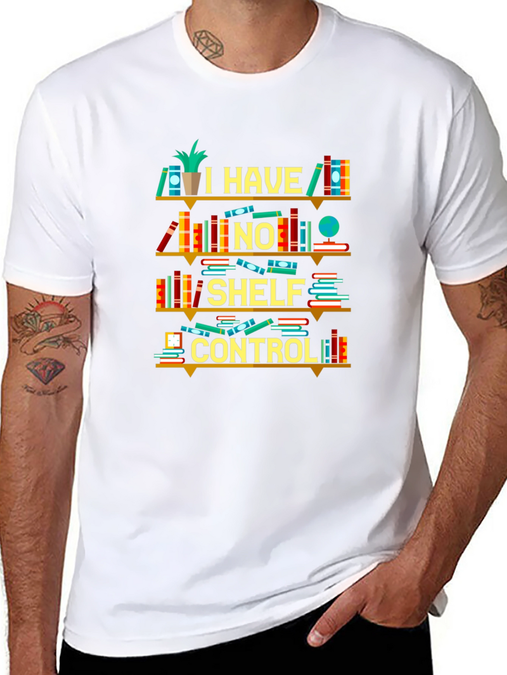 Book Lover T-Shirt - I Have No Shelf Control