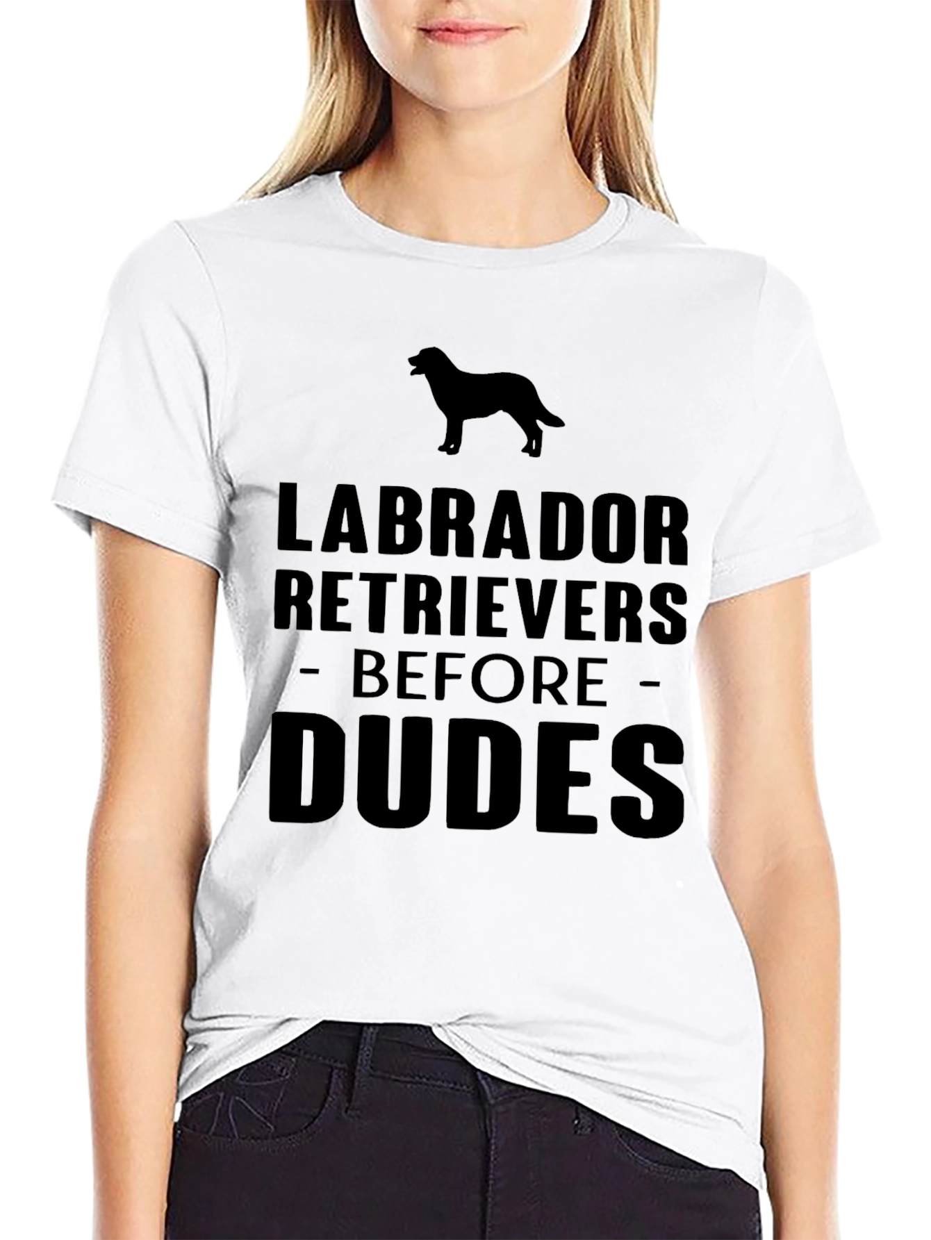 Labrador Retrievers Before Dudes Graphic Tee