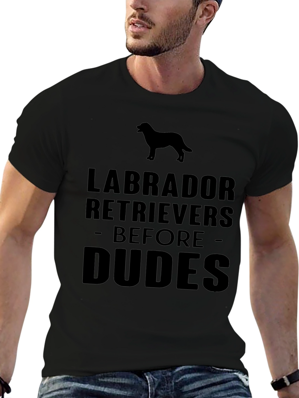 Labrador Retrievers Before Dudes Graphic Tee